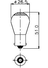 Miniature Aircraft Lamp 2232SB