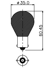Miniature Aircraft Lamp 311R