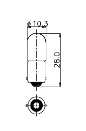 Miniature Aircraft Lamp 316