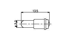 T-1 sub-midget flanged 3115