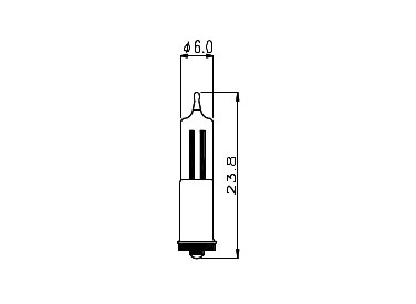 Neon Lamp T-1 3/4 MFB Base OLC7A