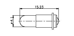 T-1 1/4 Midget Flanged Special 4009