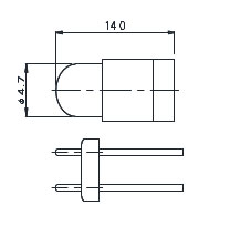 T-1 3/4 BPR Lamp 327