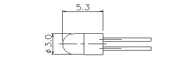 Sub-Miniature Aircraft Lamp T-1 Short BPA 30712