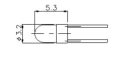 Sub-Miniature Aircraft Lamp T-1 Short BPE 6852