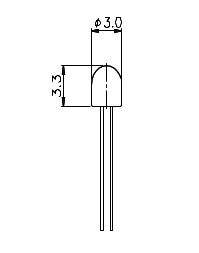 Sub-Miniature Aircraft Lamp T-1 Short IBP Type A 30702