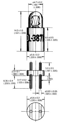 T-1 3/4 BPR Lamp 394