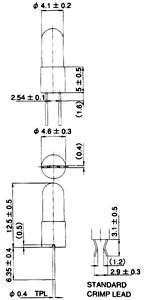 T-1 1/4 BPI PC Board Lamp 4106
