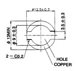 T-1 1/2 PBA PCB Lamp Bayonet 5017