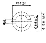 T-1 1/2 PBB PCB Lamp Bayonet 5033