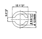 T-1 1/2 PBC PCB Lamp Bayonet 5109