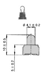 T-1 1/4 SMC/V PC Board SMD Lamp 518