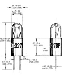 T-1 3/4 Bi-PIN 268