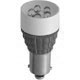 BA9 5 LED Cluster Pure Green 130BR