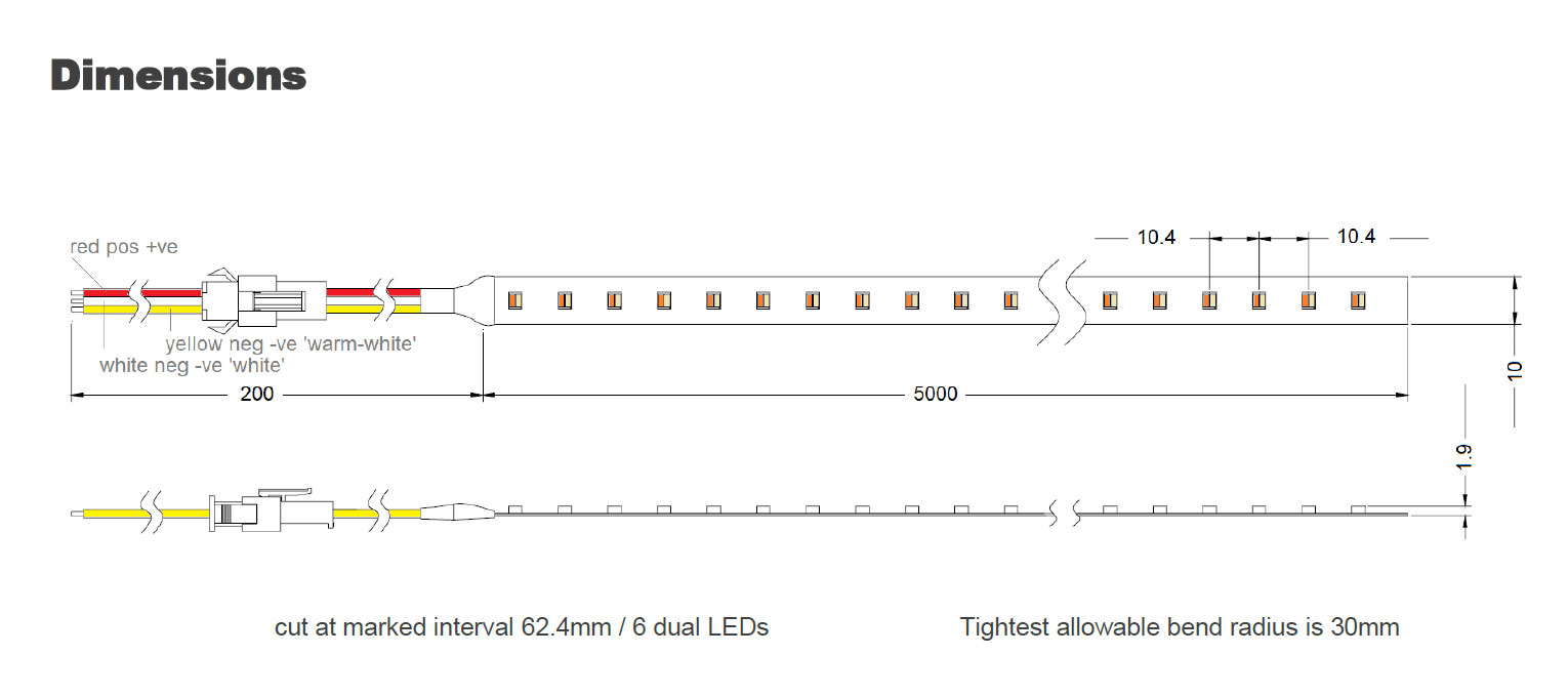 FlexiLED-0BA Tunable White