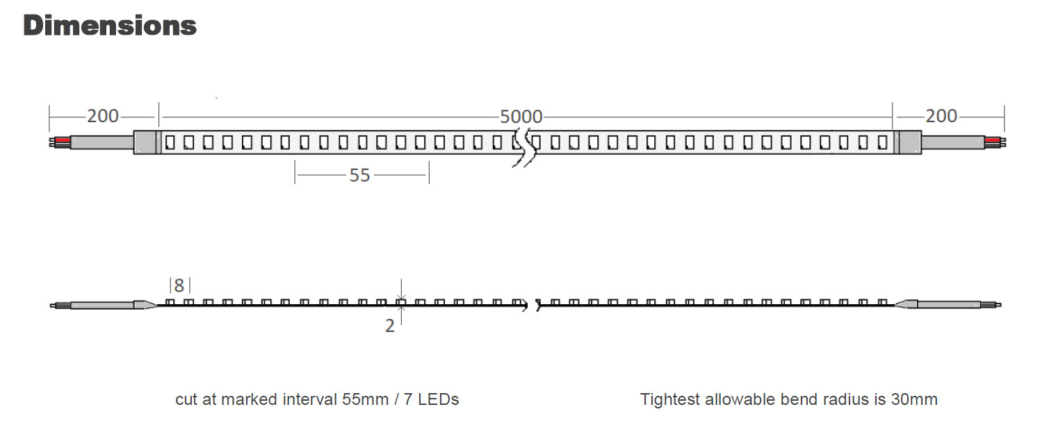 FlexiLED 0BA Narrow White